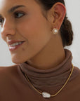 Pearl Snake Chain Choker