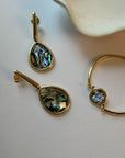 Abalone Drop Earrings
