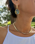 Abalone Drop Earrings