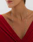 Zirconia Moon Necklace